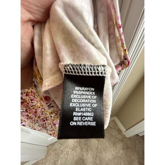 Torrid Women Pink Size 6 Blouse Flutter Sleeve Off Shoulder Peasant Knit Top H3 - Picture 7 of 8